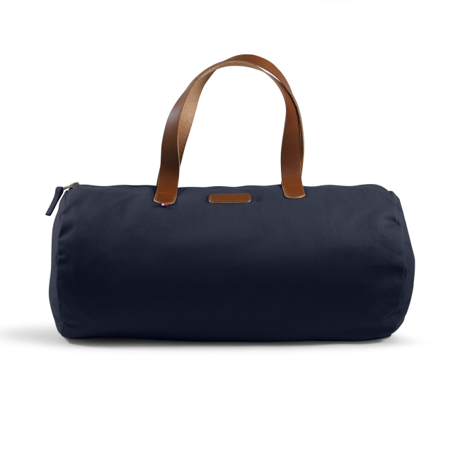 Sac polochon publicitaire coton bio 360 g - RIGODON Bleu marine